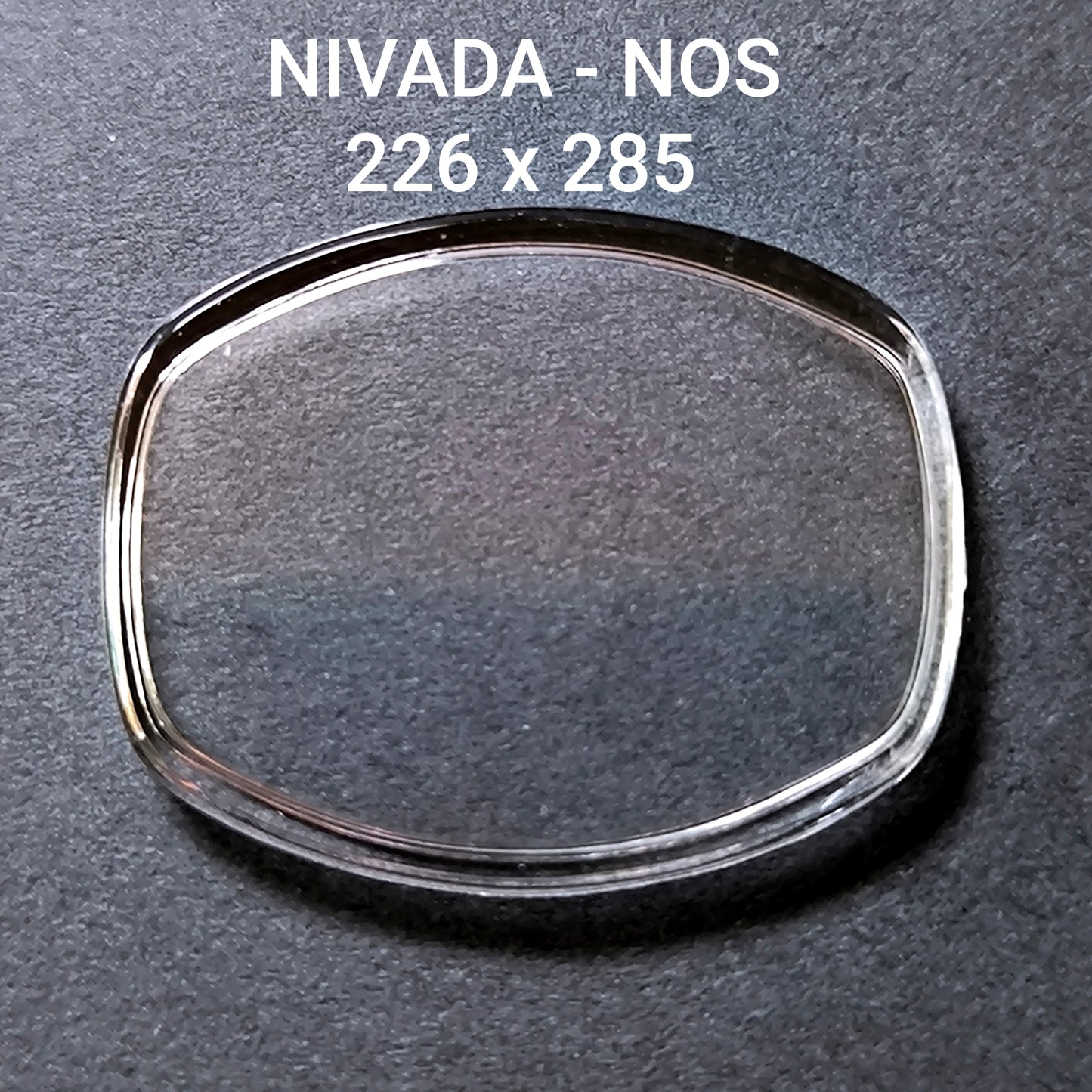 NIVADA - Plexi GLAS - Sonderform - 285 x 226 - NOS - Vintage