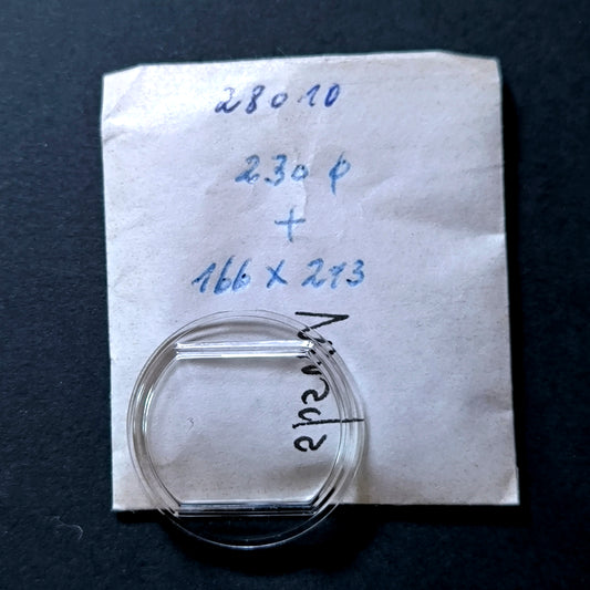 NIVADA - Plexi GLAS - Sonderform - Ref. 28010 - NOS - Vintage