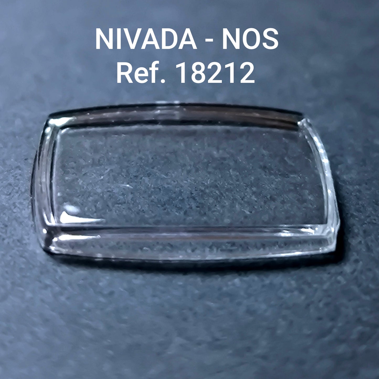 NIVADA - Plexi GLAS - Sonderform - Ref. 18212 - NOS - Vintage