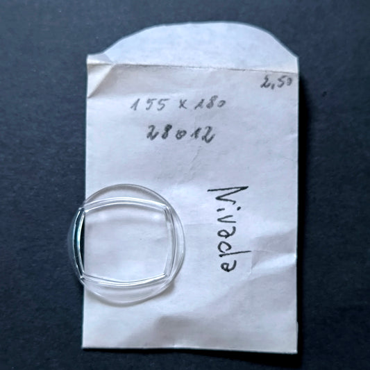 NIVADA - Plexi GLAS - Sonderform - Ref. 28012 - NOS - Vintage