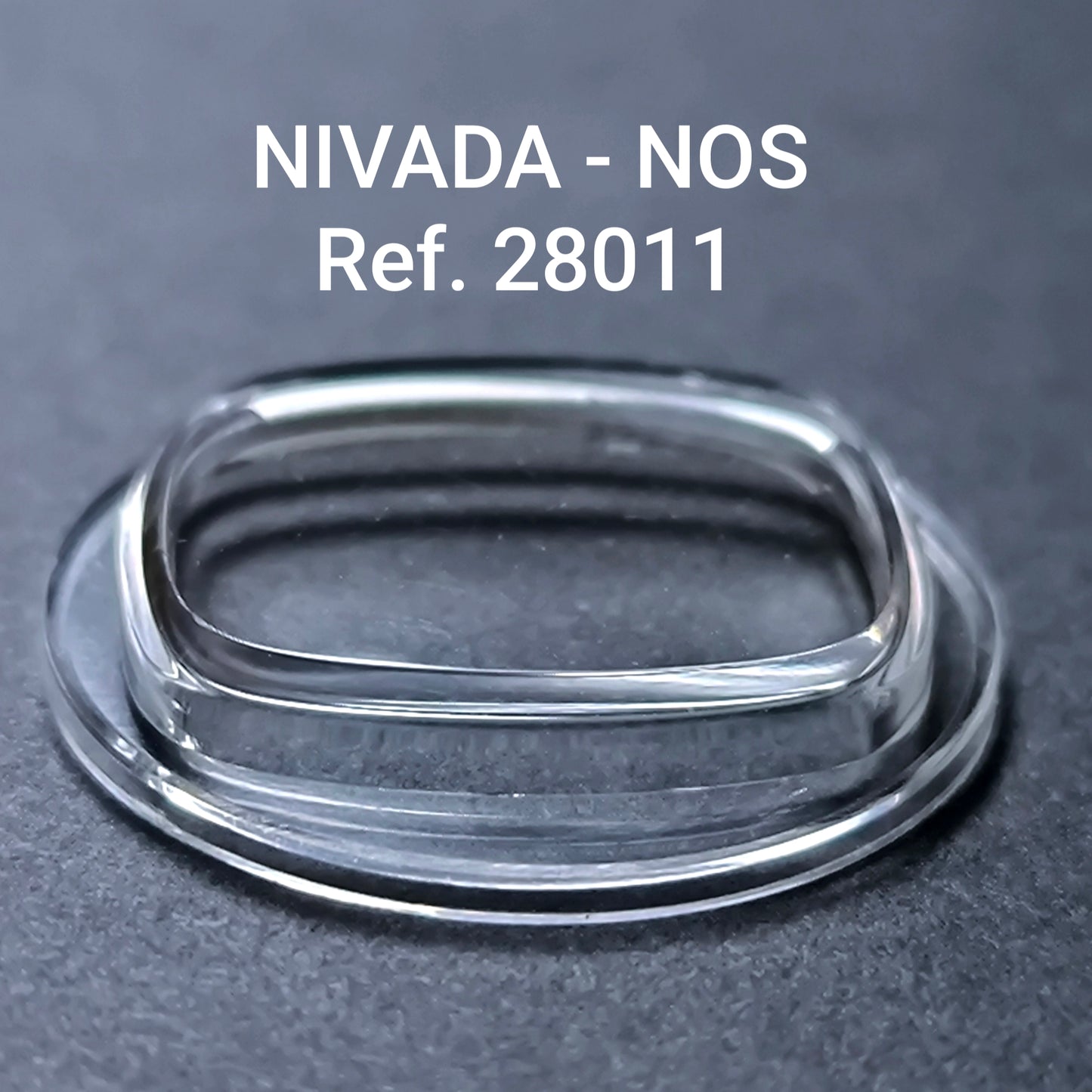 NIVADA - Plexi GLAS - Sonderform - Ref. 28011 - NOS - Vintage