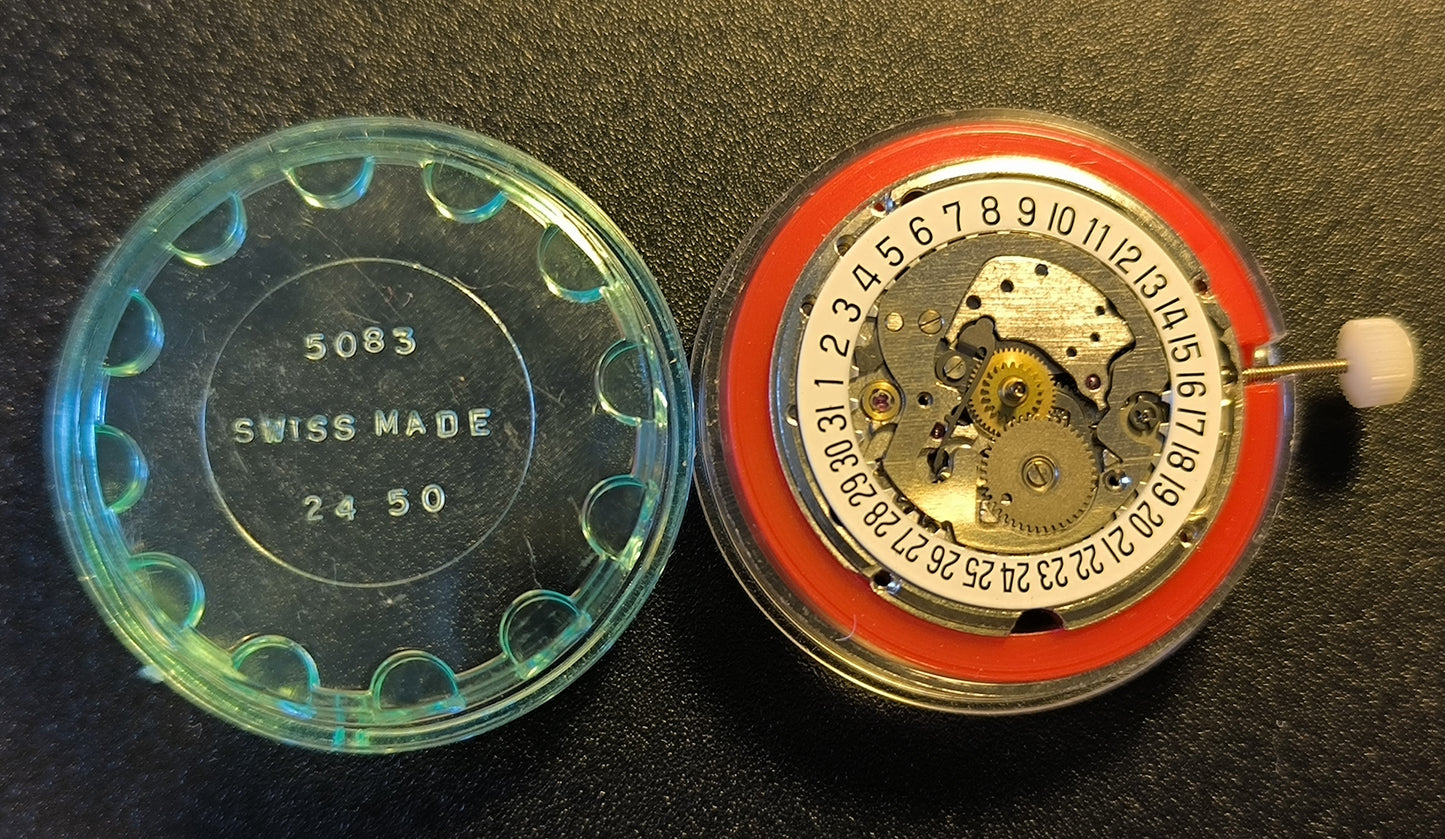 AS Cal. 2083 - NOS - Movement - Uhrwerk - komplett - Datum Pos. 6