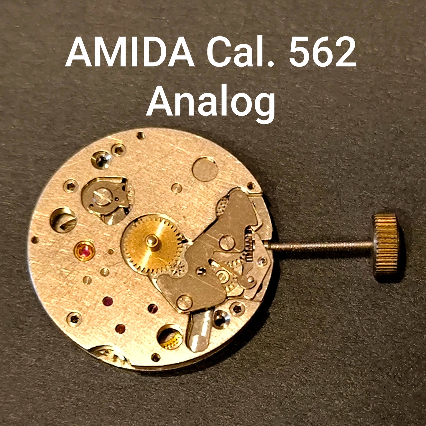 Amida Uhrwerk Cal. 562 komplett - NOS - Vintage
