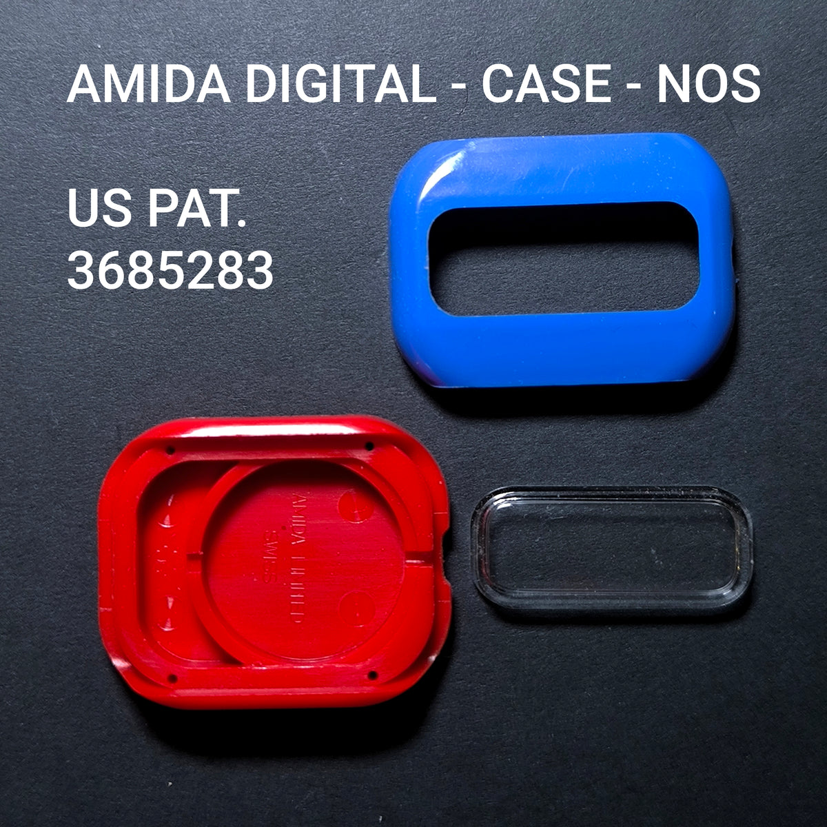 Amida Digital - NOS - Uhrengehäuse - Vintage - (für Amida Cal. 420)