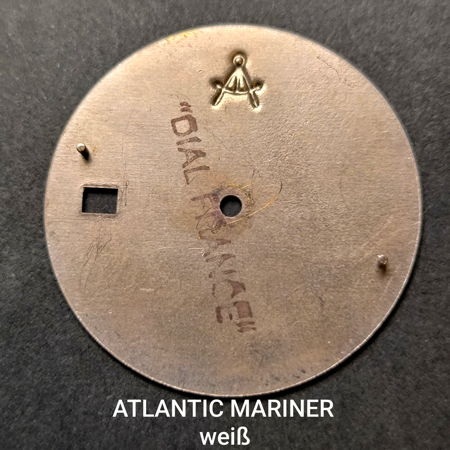 Atlantik Mariner - NOS - Zifferblatt - Weiß mit arabischen Ziffern - D = 27,5mm - Eta Cal. 2824-2
