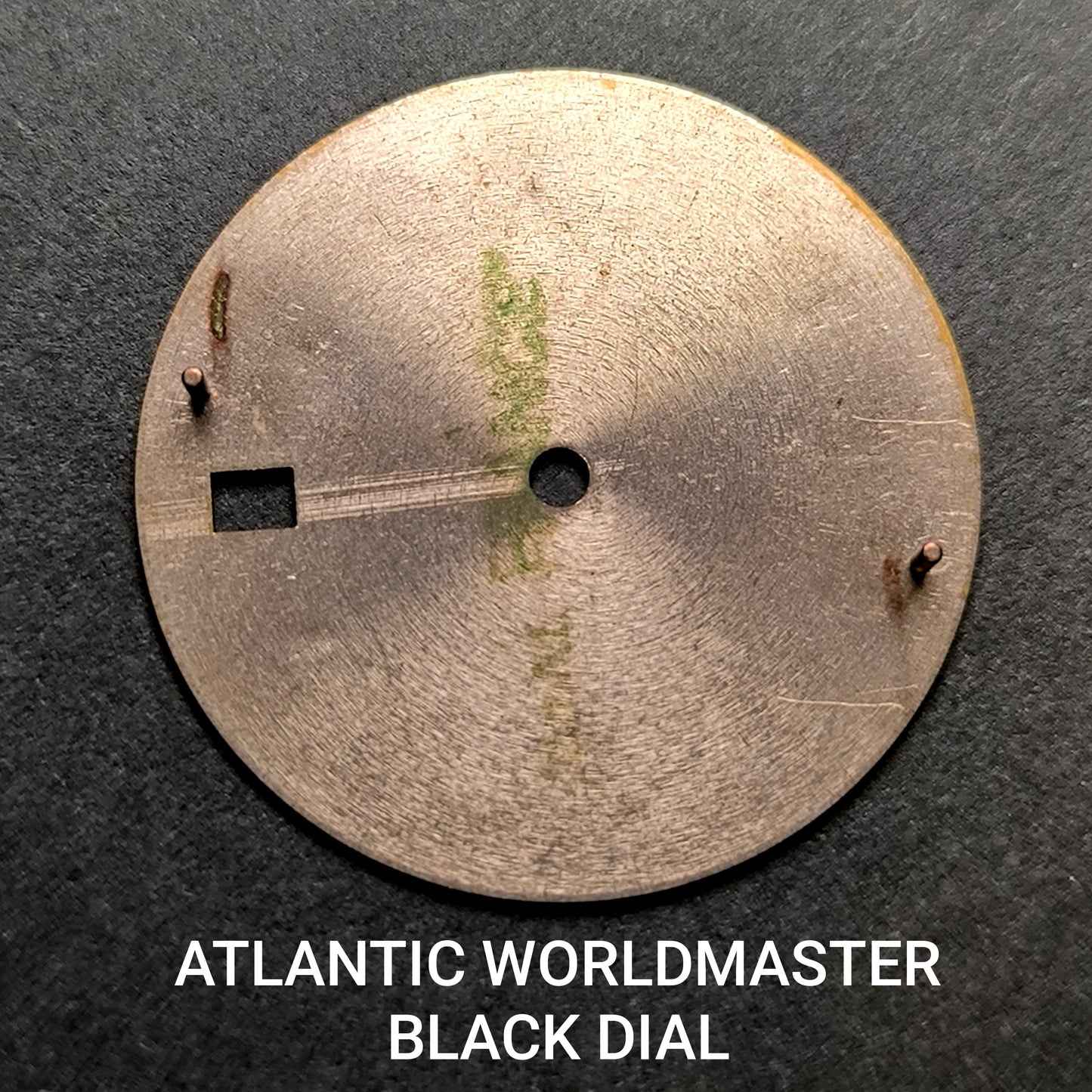 Atlantik Worldmaster Automatic - NOS - Zifferblatt - Schwarz/Weiß/Rot - D = 28,0mm - Eta Cal. 2824-2