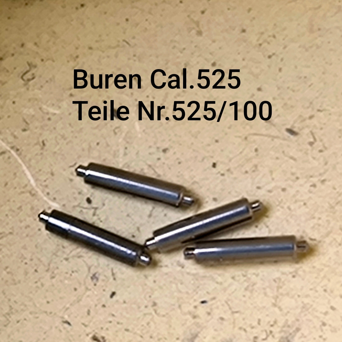 Buren Cal. 525 - Bumper - NOS - Buren Teile Nr. 100 - Schwungmassenachse / Weight suspension Staff