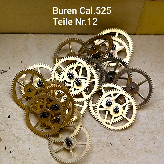 Buren Cal. 525 - Bumper - NOS - Buren Teile Nr. 12 - Kleinbodenrad / Third Wheel