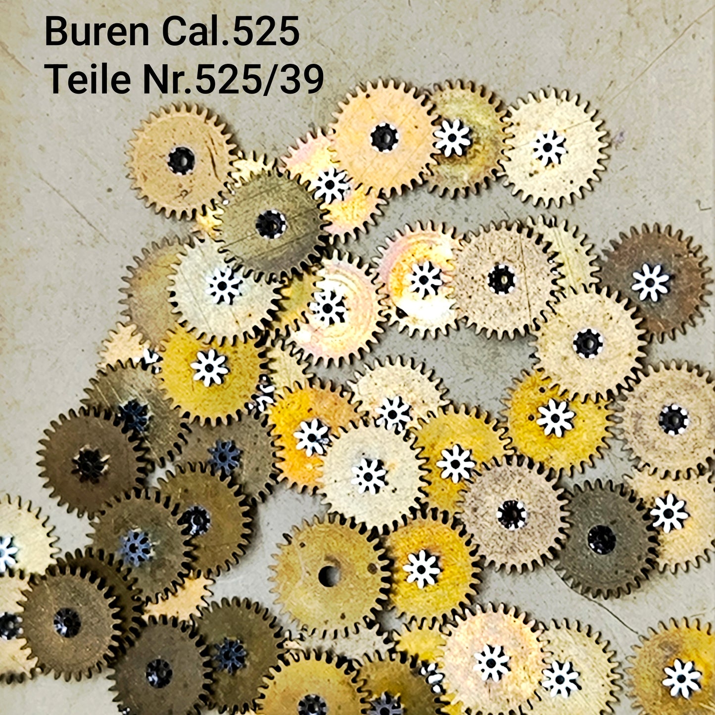 Buren Cal. 525 - Bumper - NOS - Buren Teile Nr. 39 - Wechselrad / Minute Wheel