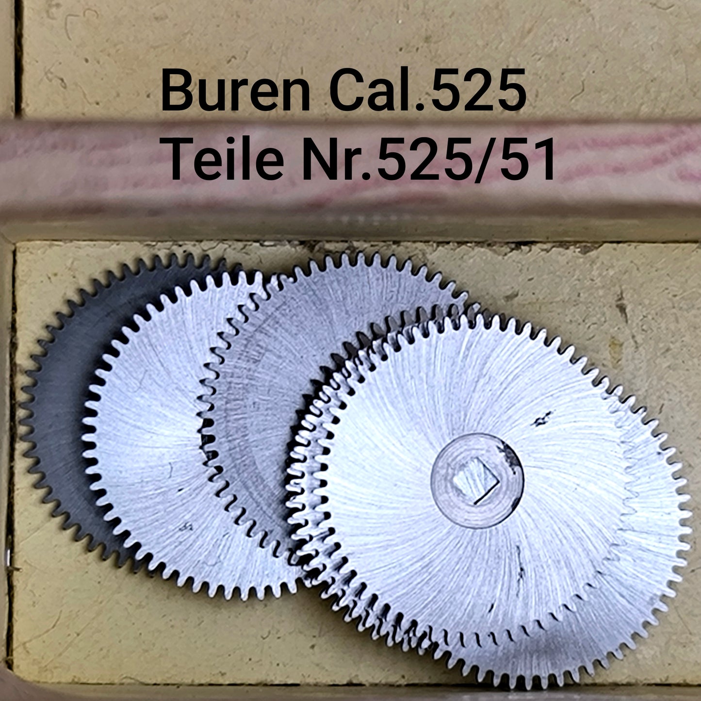 Buren Cal. 525 - Bumper - NOS - Buren Teile Nr. 51 - Sperrad / Ratchet Wheel