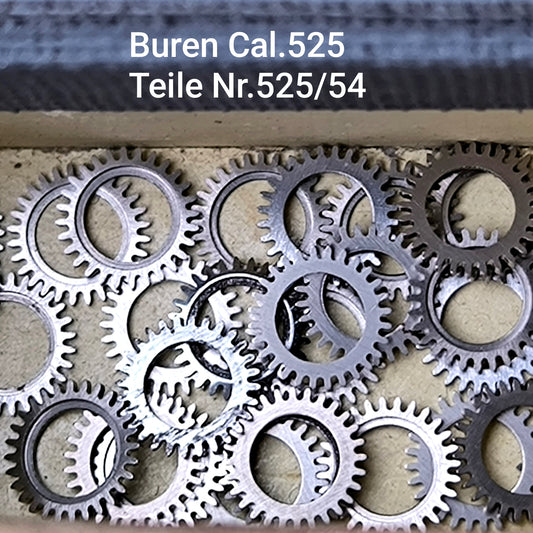 Buren Cal. 525 - Bumper - NOS - Buren Teile Nr. 54 - Kronrad / Crown Wheel