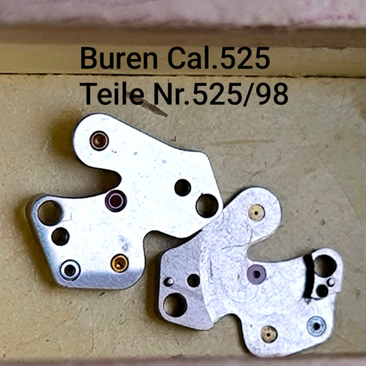 Buren Cal. 525 - Bumper - NOS - Buren Teile Nr. 98 - obere Automaticbrücke / Bearing Bridge