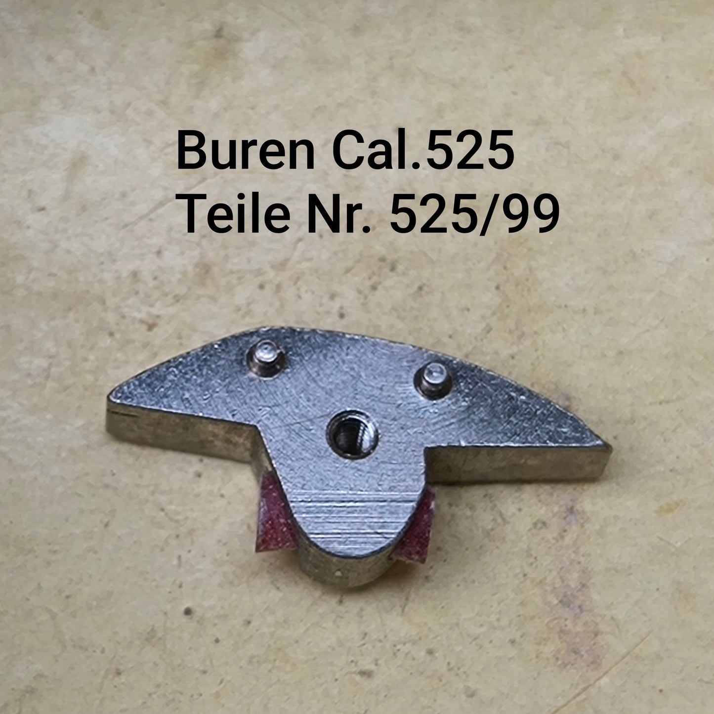 Buren Cal. 525 - Bumper - NOS - Buren Teile Nr. 99 - Pufferblock / Weight Shoulder
