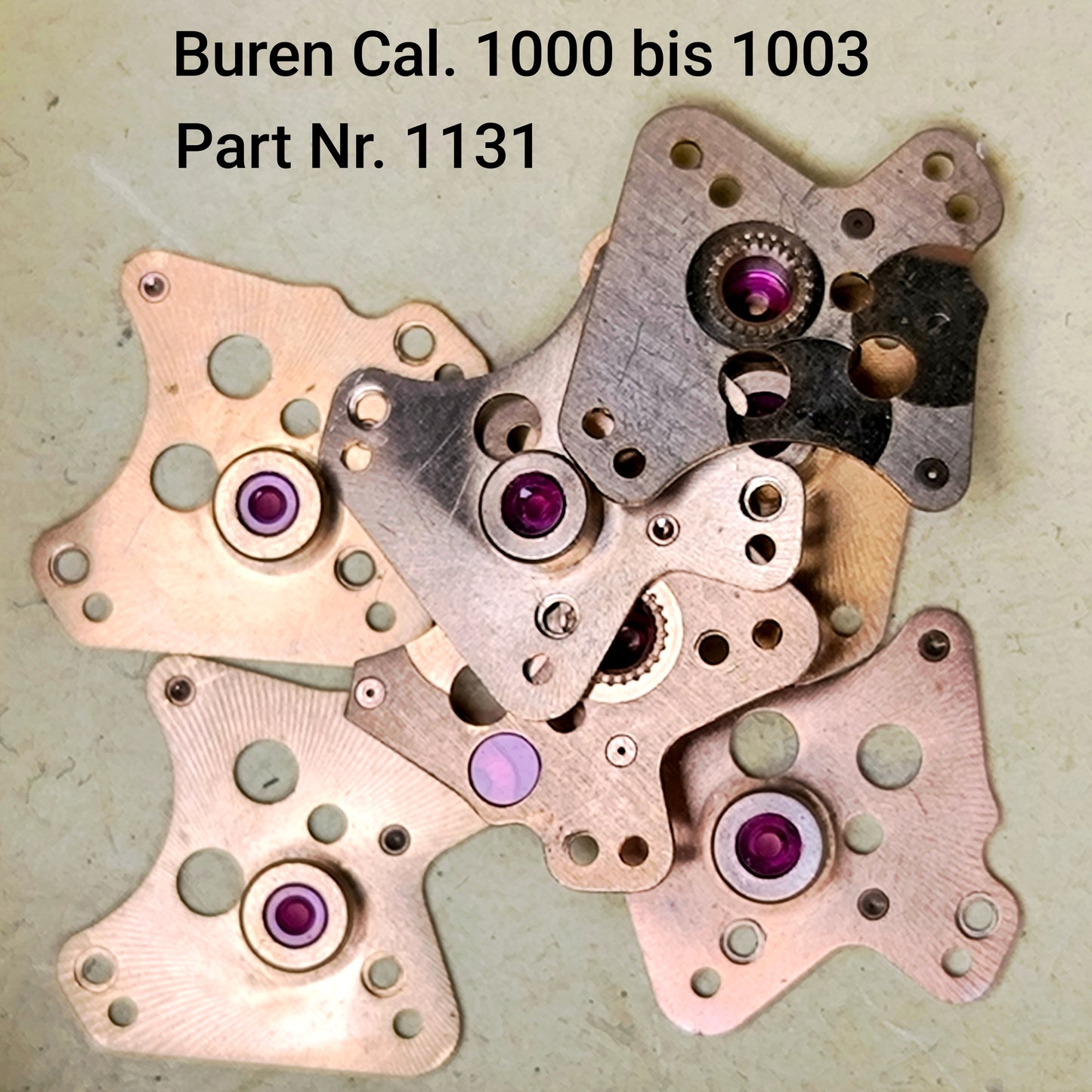Buren Cal 1000 - Ebauches Nr. 1131 - NOS - Rotorbrücke - Upper Bridge for Oscillating Device