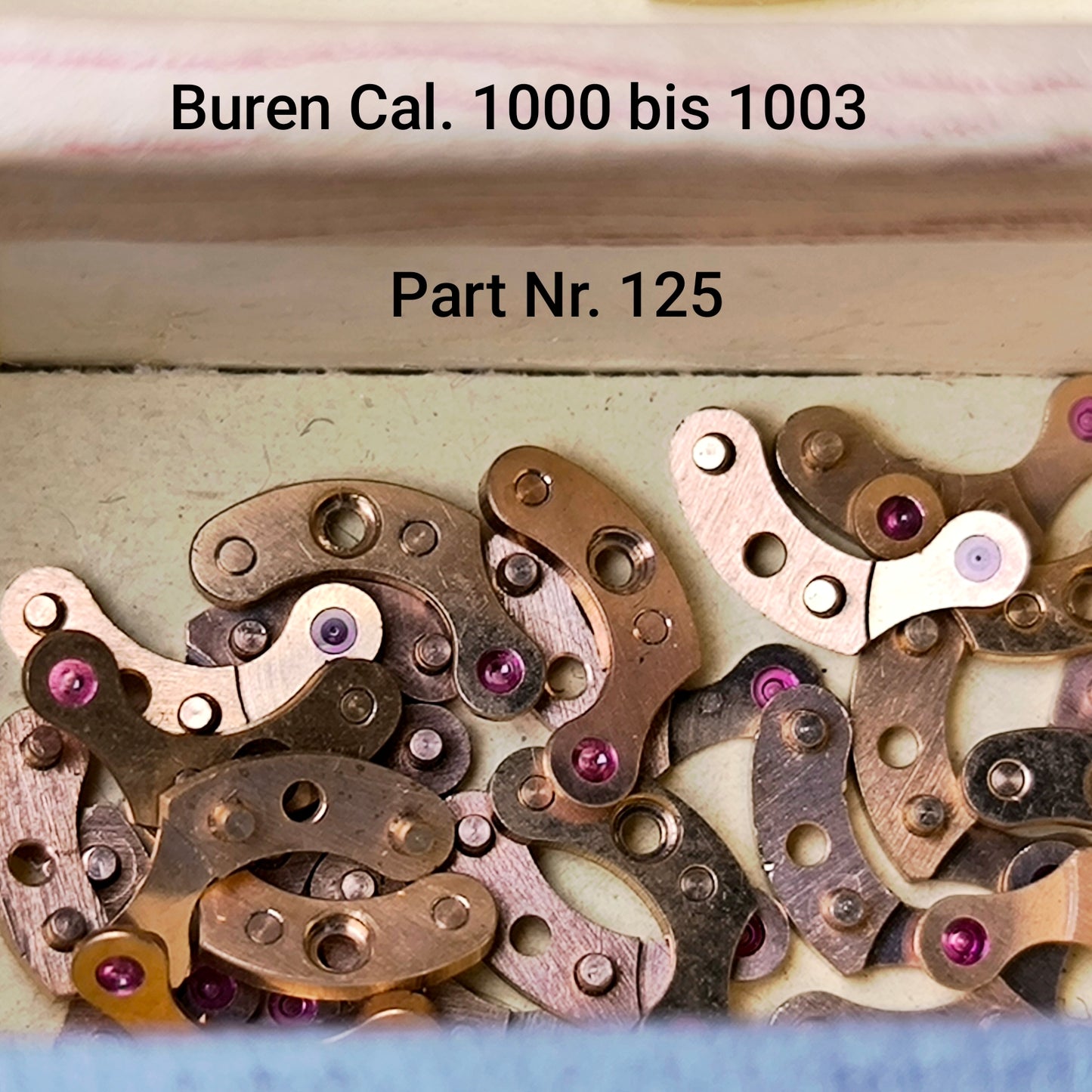 Buren NOS - Cal. 1000 - 1001 - 1002 - 1003 - Part. 125 - Ankerkloben - Pallet cock