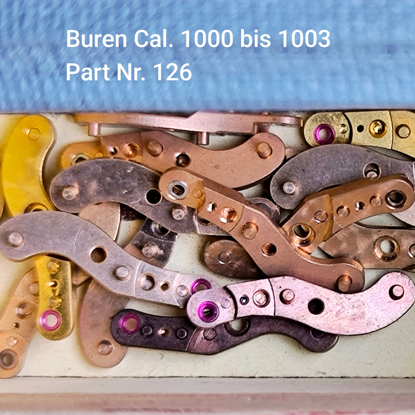 Buren NOS - Cal. 1000 - 1001 - 1002 - 1003 - Part. 126 -Minutenradkloben - Center Wheel Cock