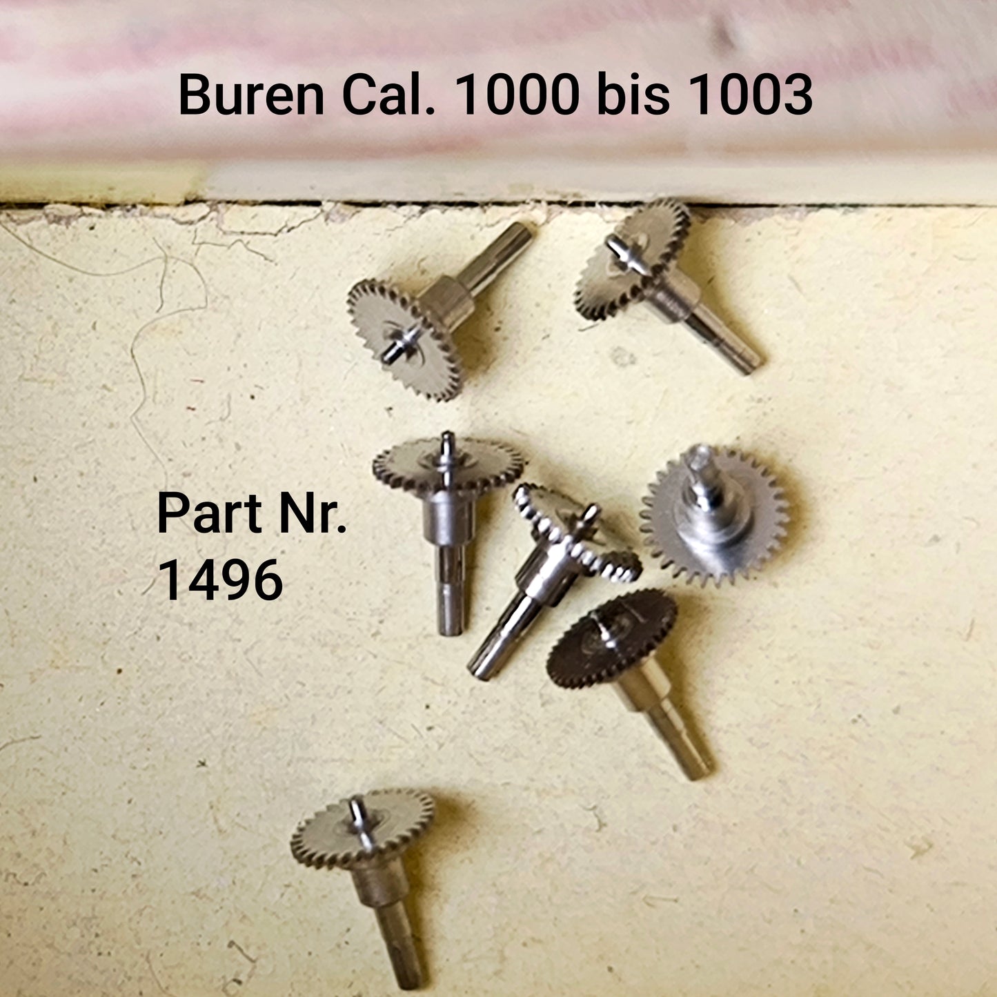 Buren NOS - Cal. 1000 - 1001 - 1002 - 1003 - Part. 1496 - Rotorachse - Oscillating Weight Axle