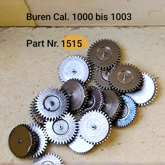 Buren NOS - Cal. 1000 - 1001 - 1002 - 1003 - Part. 1515 - Zusatzwechselrad - Connecting Wheel for auxiliary reverser