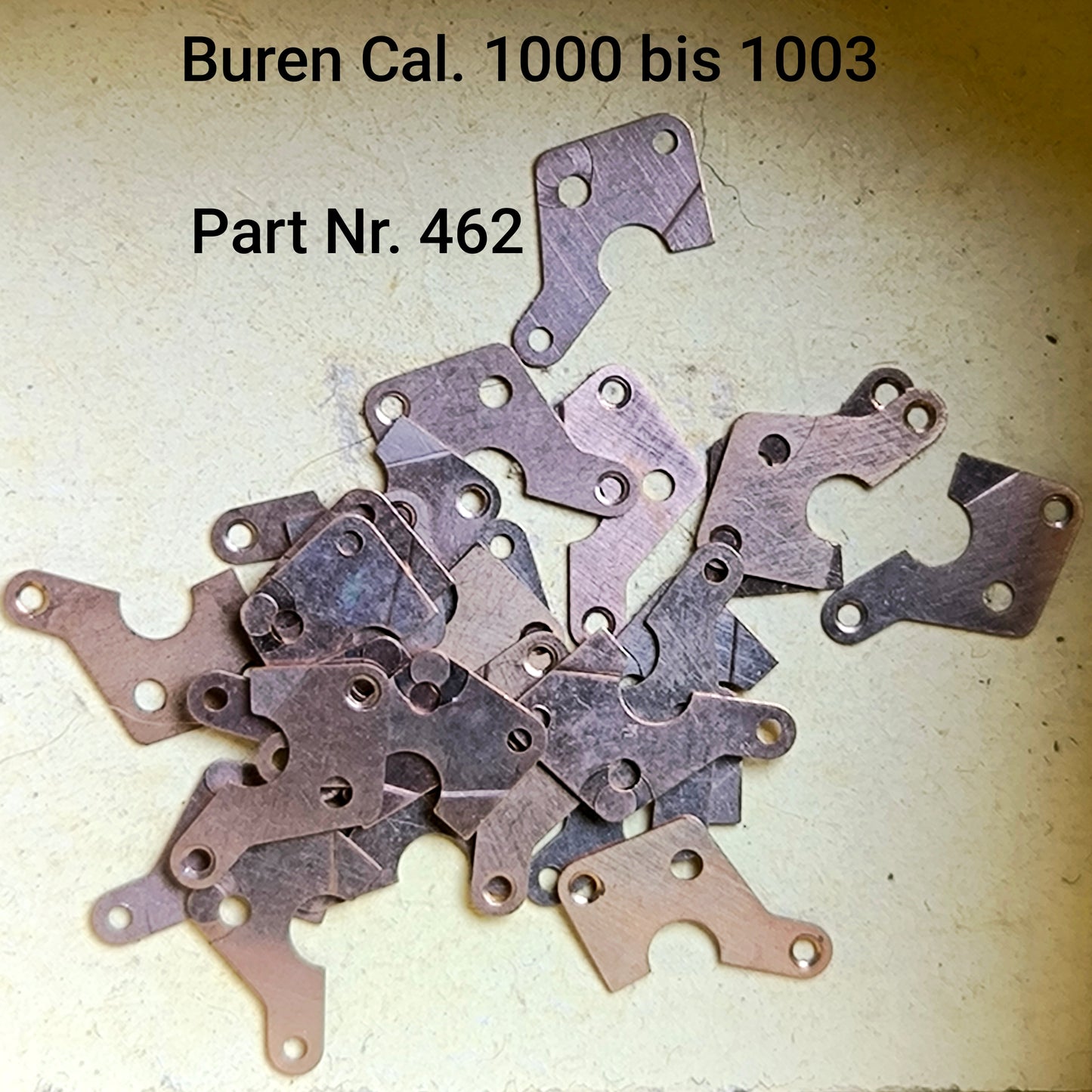 Buren NOS - Cal. 1000 - 1001 - 1002 - 1003 - Part. 462 - Wechselradbrücke - Minute work cock