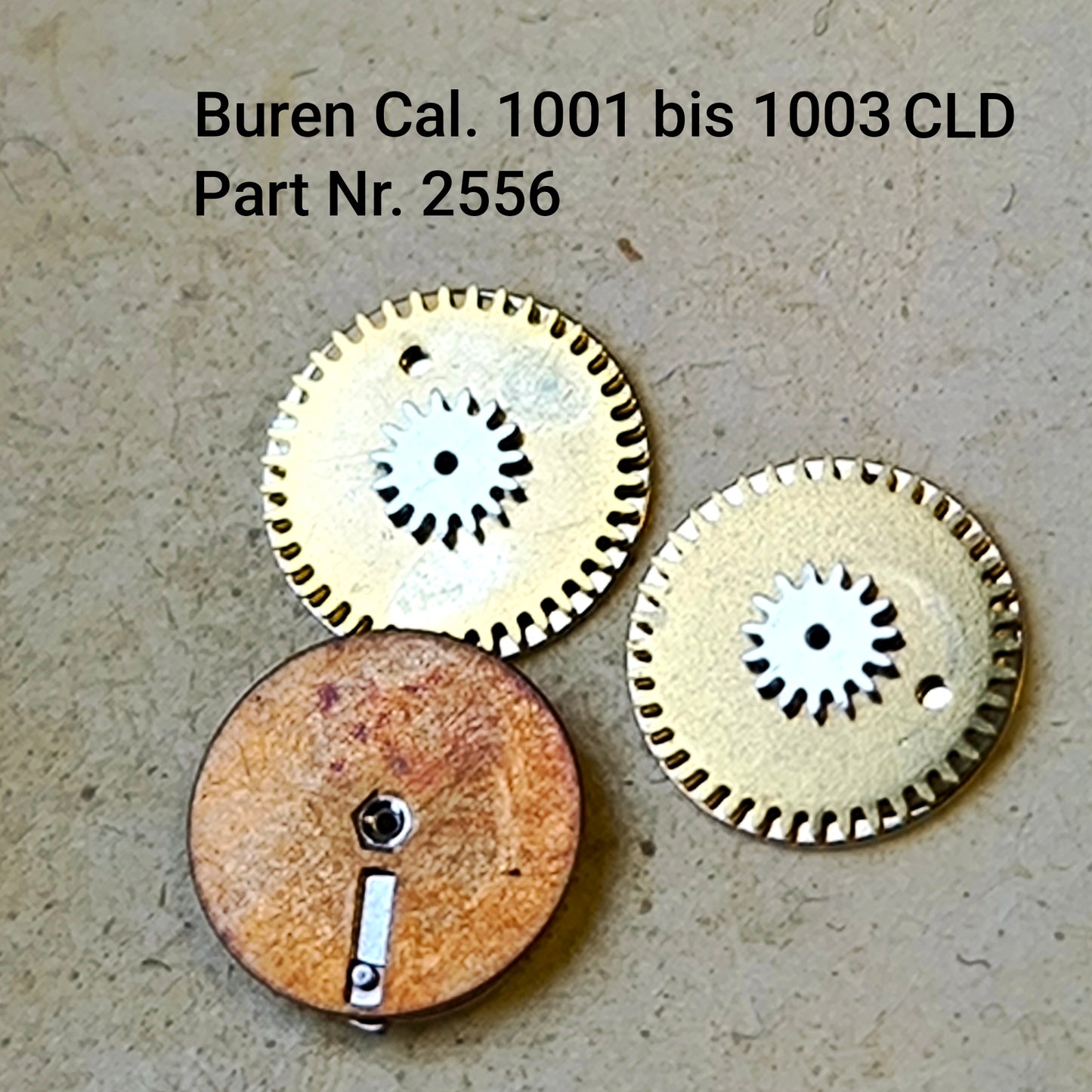 Buren NOS - Cal. 1000 - 1001 - 1002 - 1003 - Part. 2556 - Datum Mitnehmerrad - Date Indicator Driving Wheel
