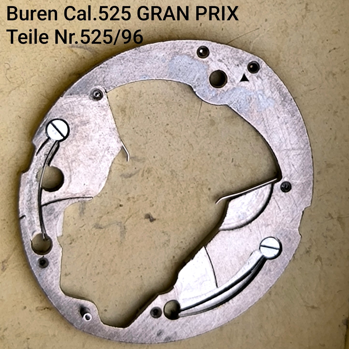 Buren Cal. 525 - Bumper - NOS - Buren GRAND PRIX Teile Nr. 96 - Pendelschwungmasse / Oscillating Weight