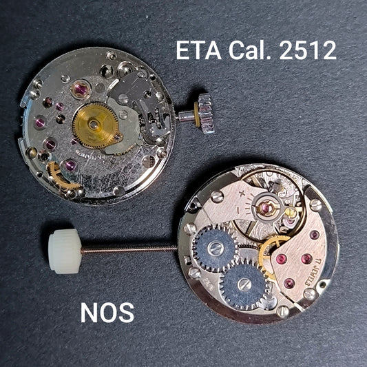 ETA Cal. 2512 - NOS - Movement - Uhrwerk - Vintage