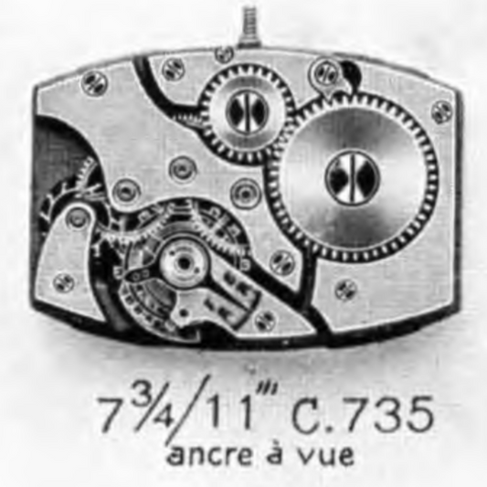 ETA - Cal. 735 - Sperrad / Ratchet Wheel - NOS - Vintage - ETA Teile Nr. 23 / EB Teile Nr. 415