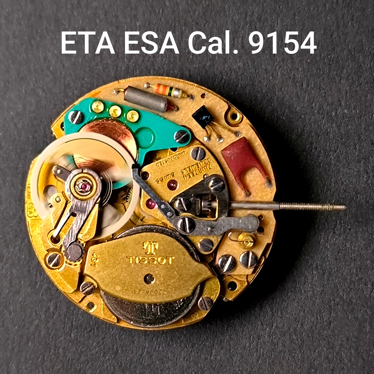ETA / ESA Cal. 9154 - TISSOT - NOS - Movement - Uhrwerk (ohne Stundenrad) - Datum Pos. 3