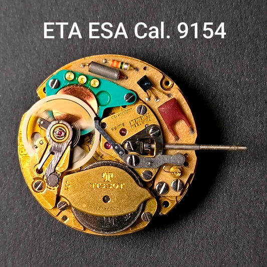ETA / ESA Cal. 9154 - TISSOT - NOS - Movement - Uhrwerk (ohne Stundenrad) - Datum Pos. 3