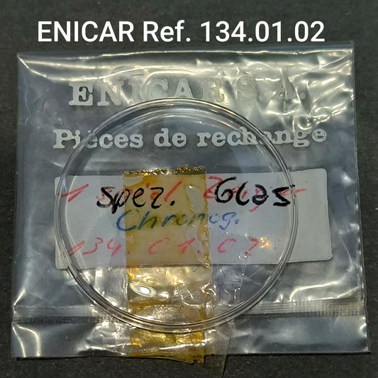 Enicar - orig. NOS Uhrglas - Vintage - Graphomatic Chronograph Ref. 134.01.02