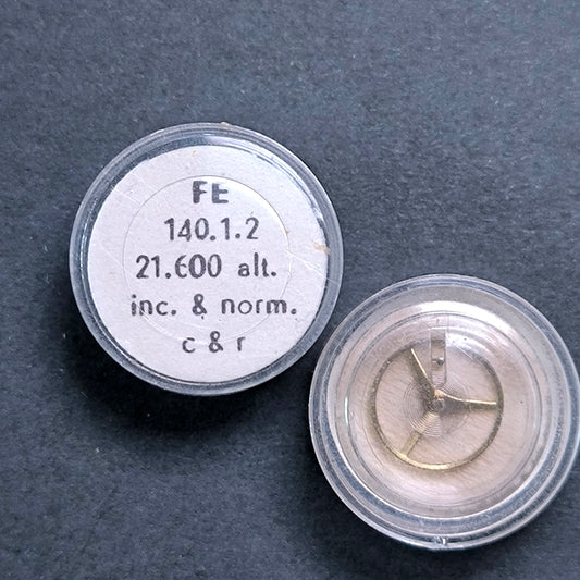 FE - France Ebauches - Unruh Komplett - NOS - Cal. 140 .1 .2 - Vintage - Part. 721