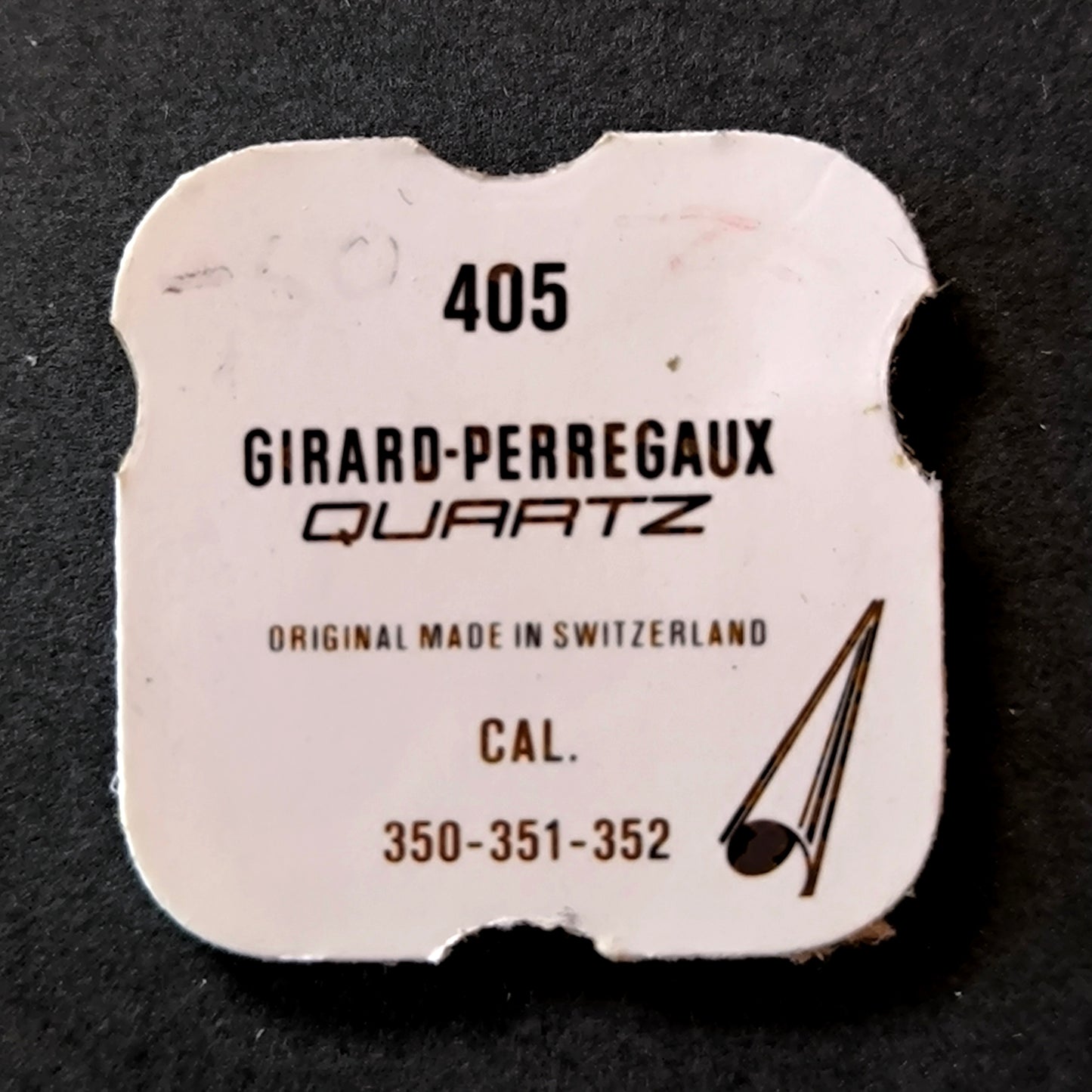 GIRARD PERREGAUX - GP - Cal. 350 =ident. Cal. 351, 352 - Stellwelle / Handsetting Stem - NOS - Vintage - Part Nr. 405