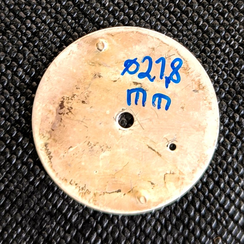 Helvetia - Zifferblatt / Dial - NOS - Vintage - Cal. 82 - Ende der 1930er Jahre - D = 21,8mm