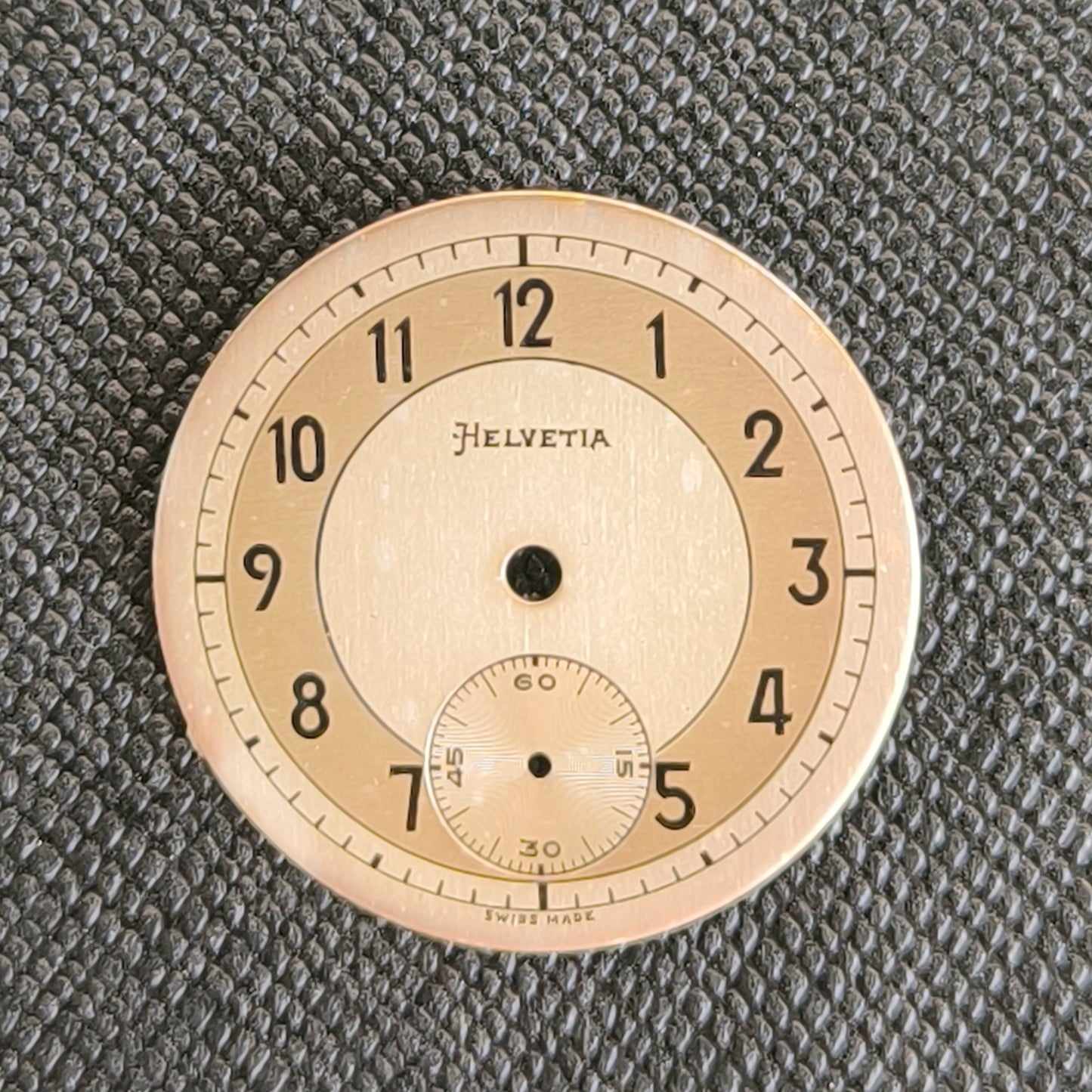 Helvetia - Zifferblatt / Dial - NOS - Vintage - Cal. 82 - 1930er-40er Jahre - D = 24,96mm