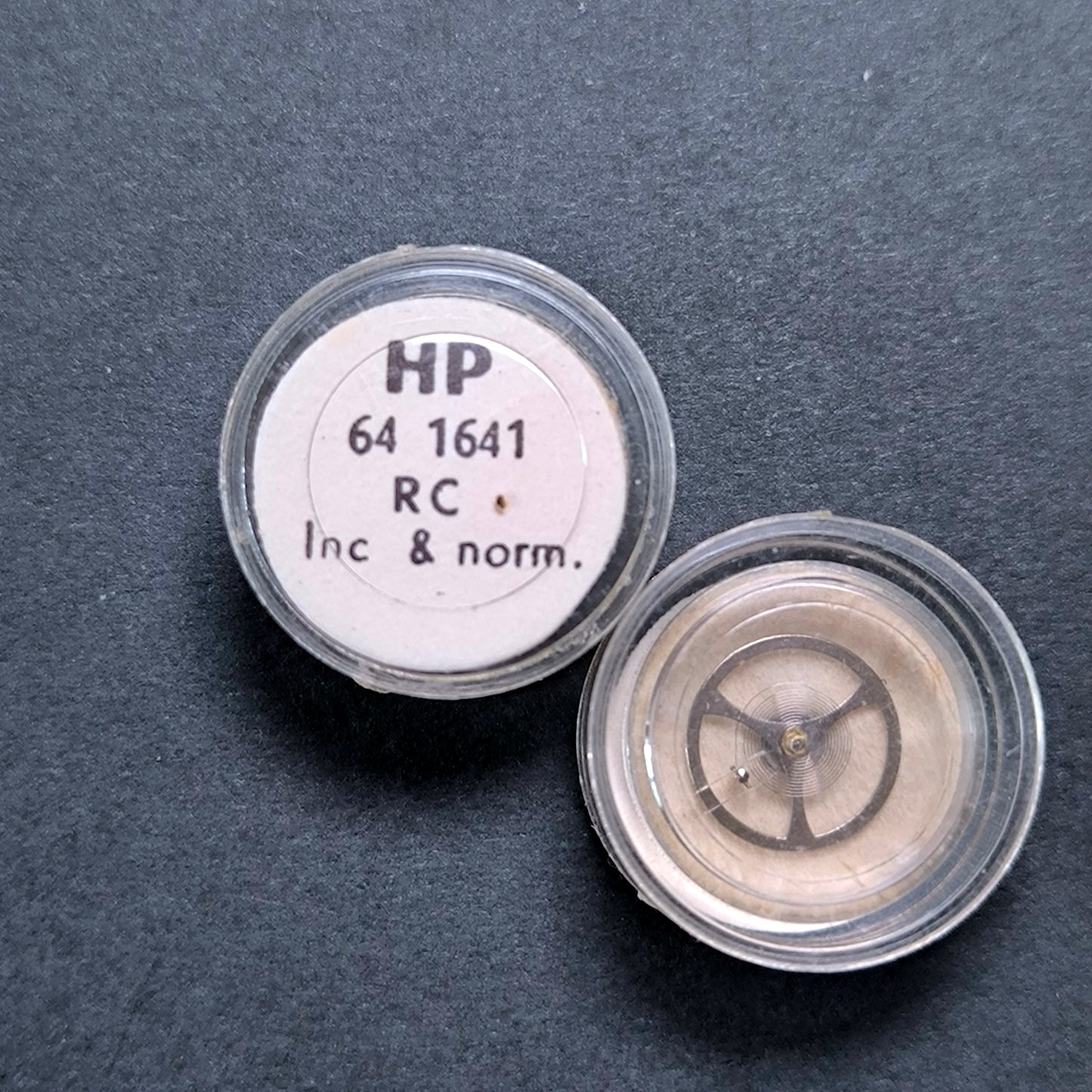 Henzi & Pfaff - HP - Unruh Komplett Incabloc - NOS - Cal. 64 = ident. Cal. 1641 - Vintage - Part. 721