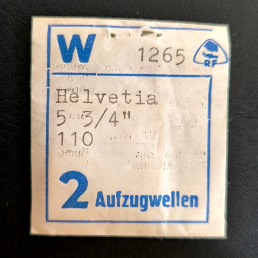 Helvetia - Cal. 110 & 111 - Flume Nr. 1265 - Aufzugwelle / Winding Stem - NOS - Vintage - Part Nr. 401