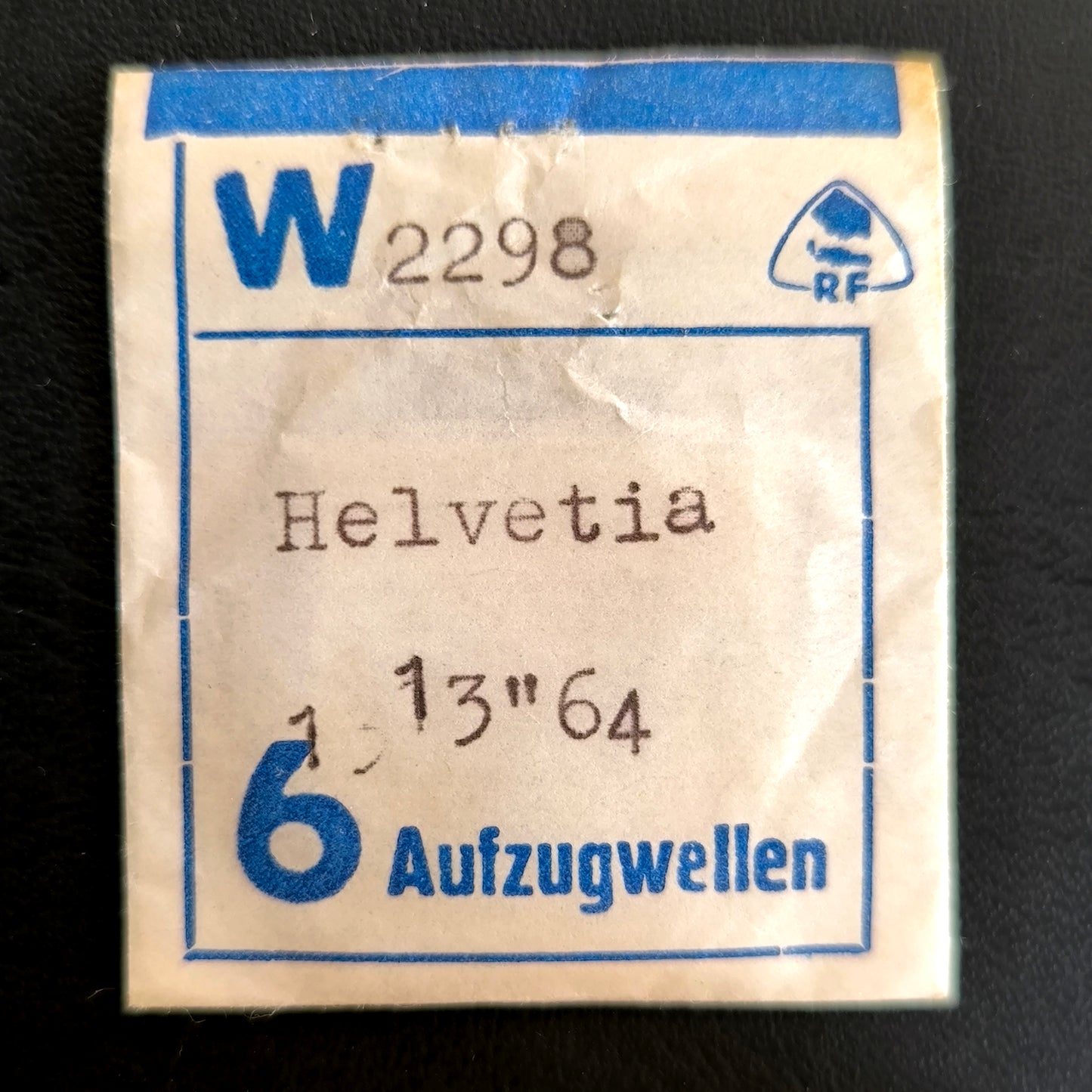 Helvetia - Cal. 64 - 13`` - Aufzugwelle / Winding Stem - NOS - Vintage - Part Nr. 401