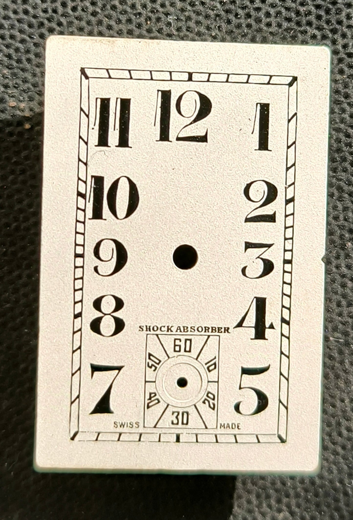 Shock Absorber - Original Helvetia - NOS - Art Deco Zifferblatt - L = 26,7mm X B = 17,7mm - für Helvetia Cal. 75 - 1930er Jahre