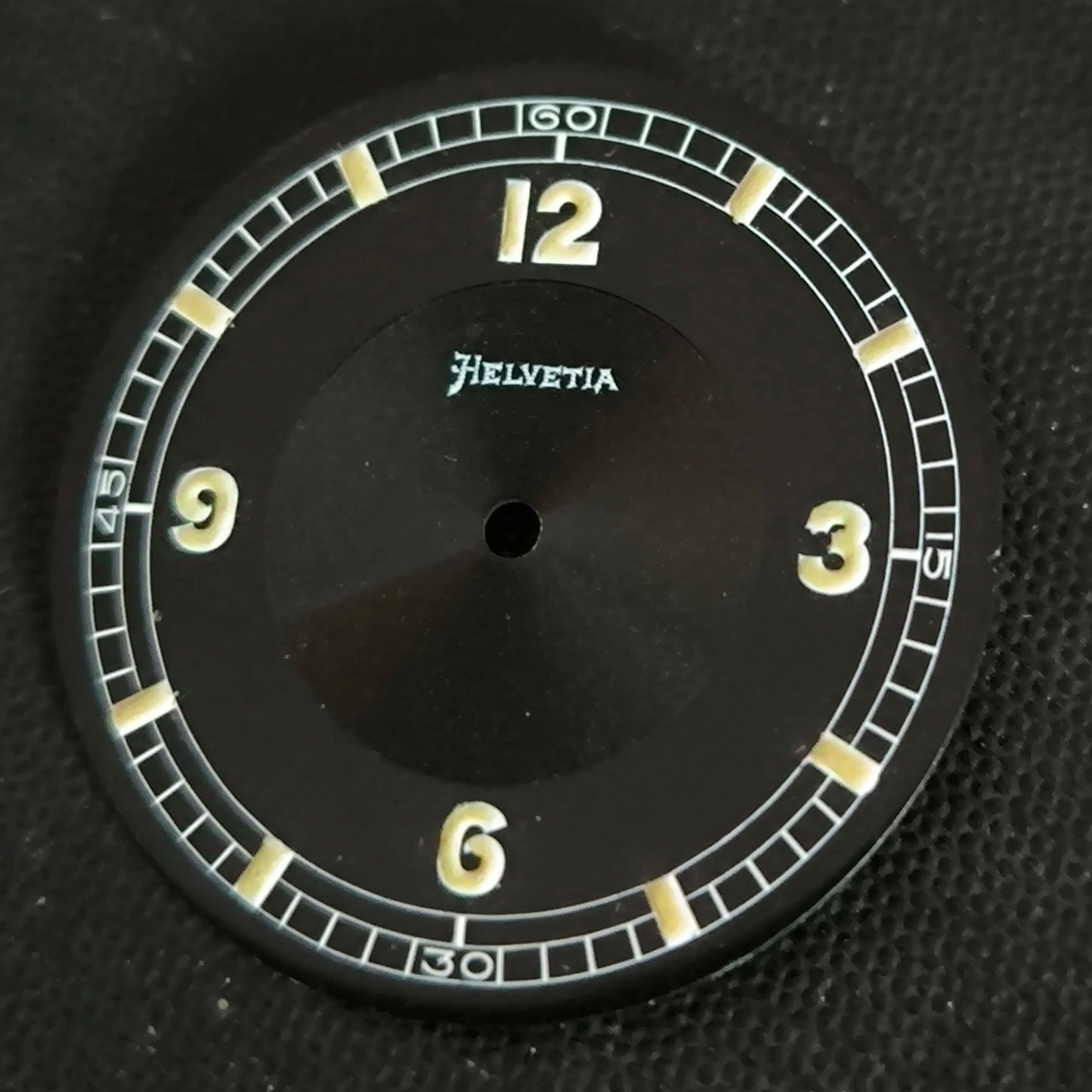Helvetia WK2 - NOS - Zifferblatt - D = 28,9mm - für die Helvetia Cal. 800er Serie