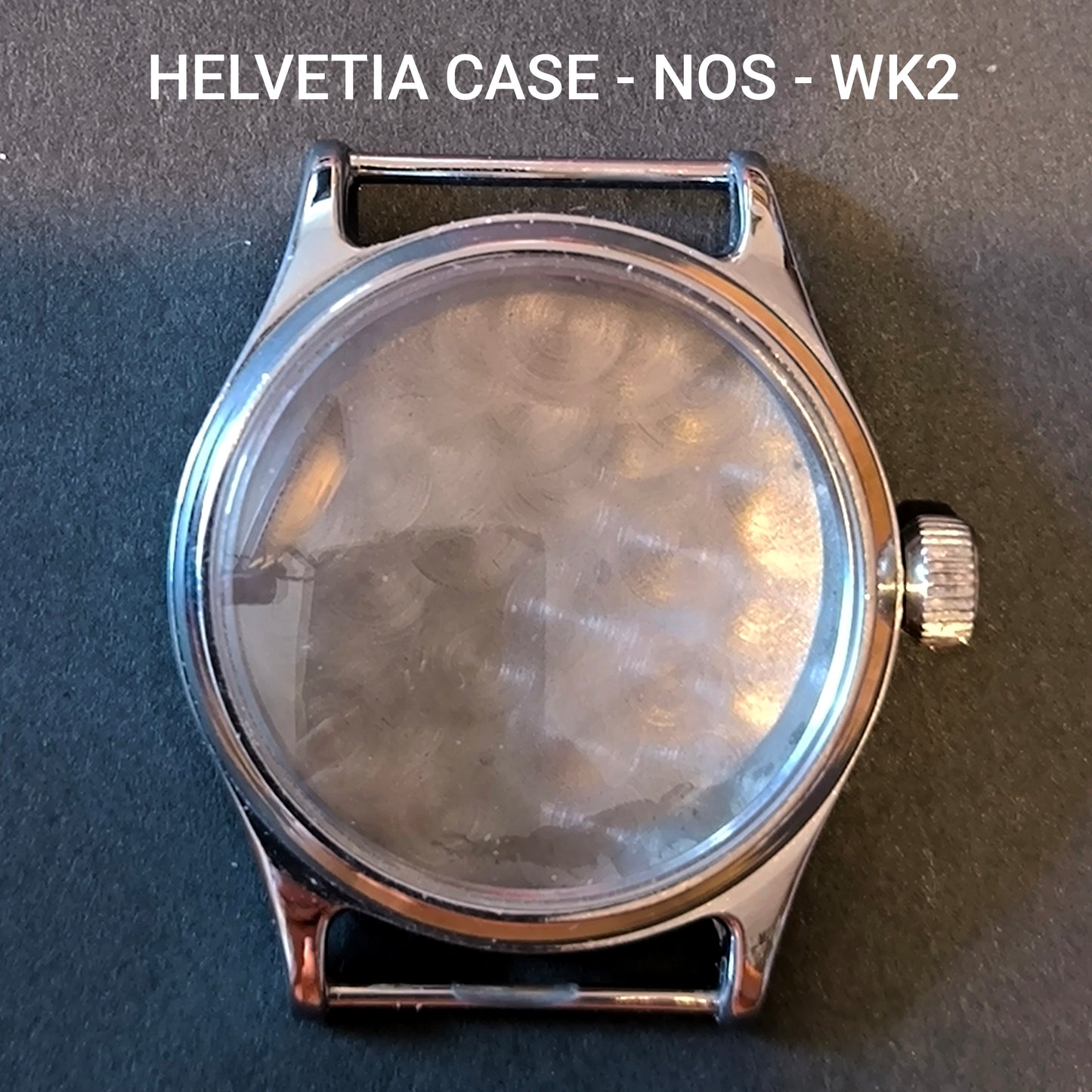 Helvetia - orig.  WK2 - Gehäuse / Case - Vintage NOS - Reg. Nr. DI355546H - Military - Militär