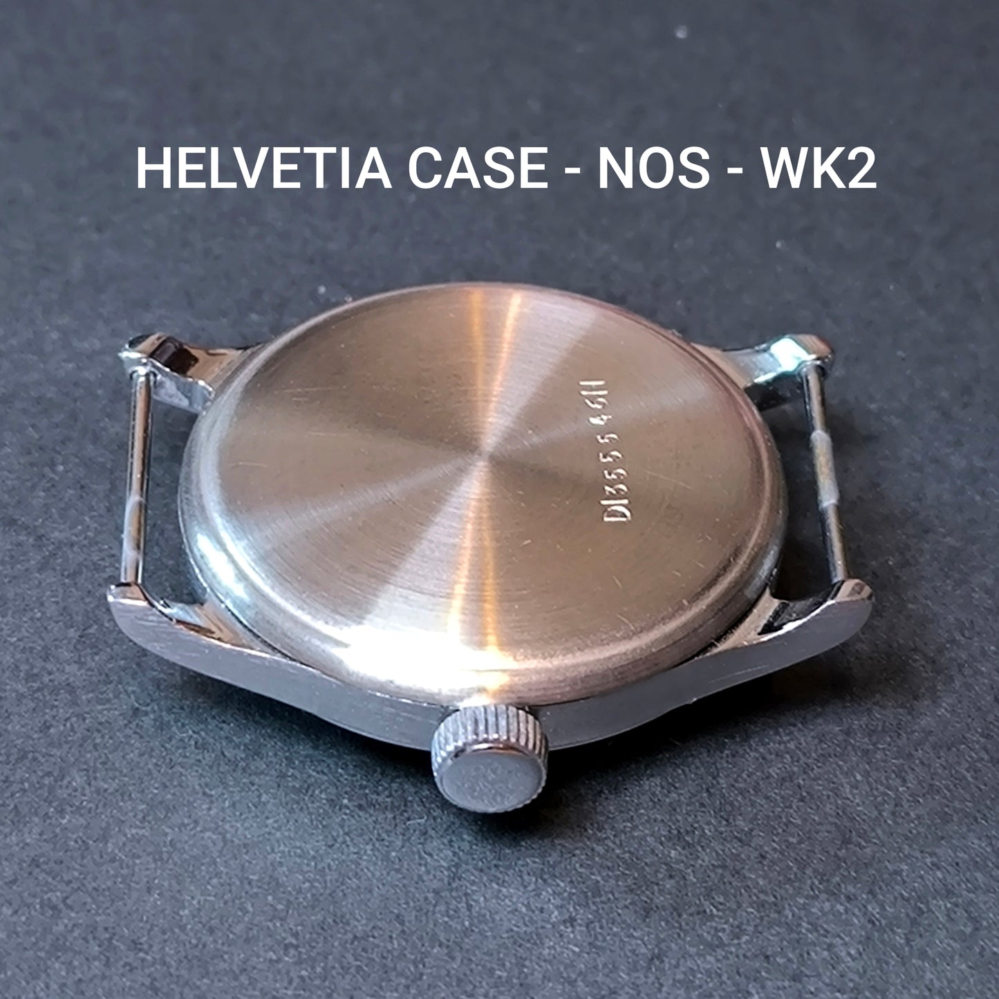 Helvetia - orig.  WK2 - Gehäuse / Case - Vintage NOS - Reg. Nr. DI355546H - Military - Militär