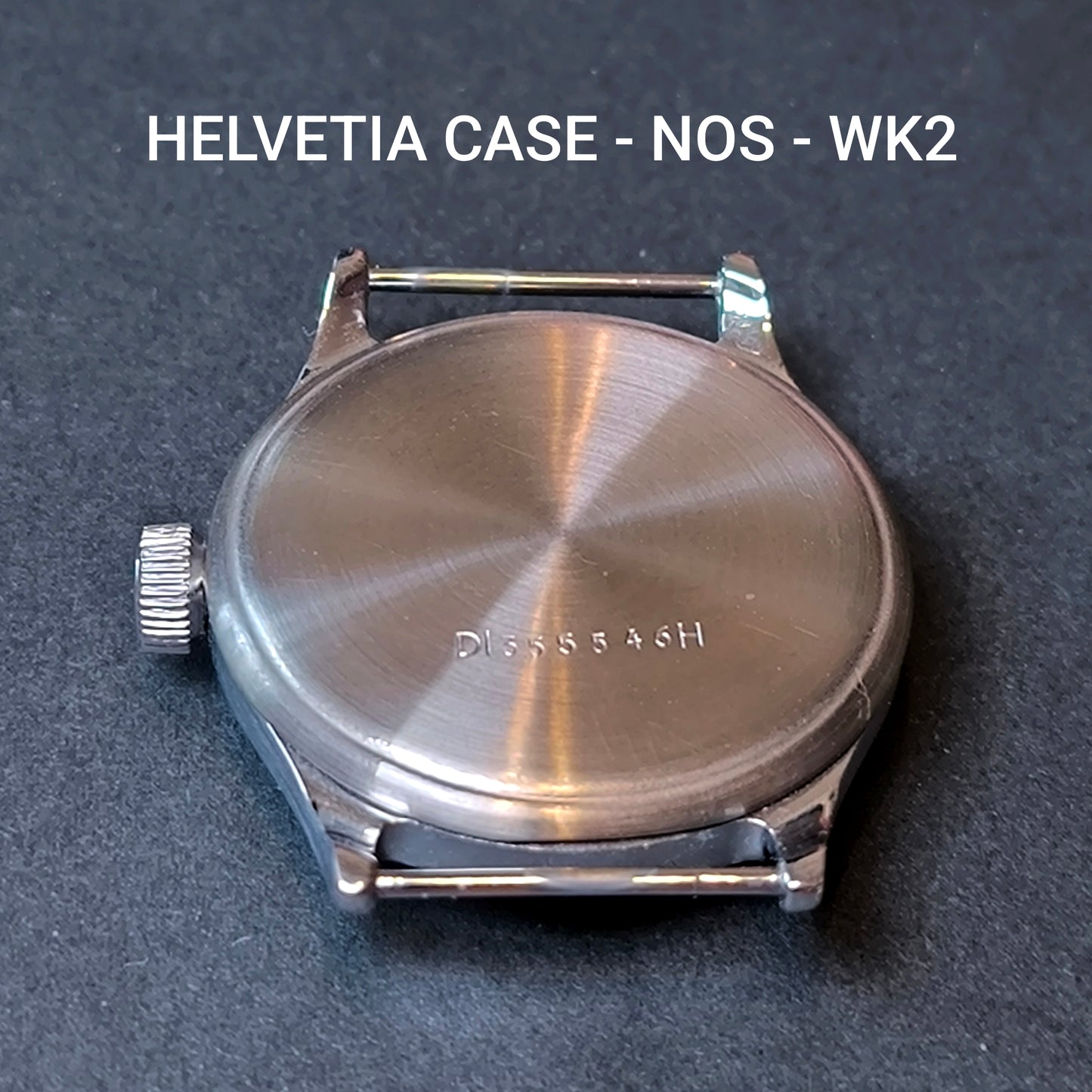 Helvetia - orig.  WK2 - Gehäuse / Case - Vintage NOS - Reg. Nr. DI355546H - Military - Militär