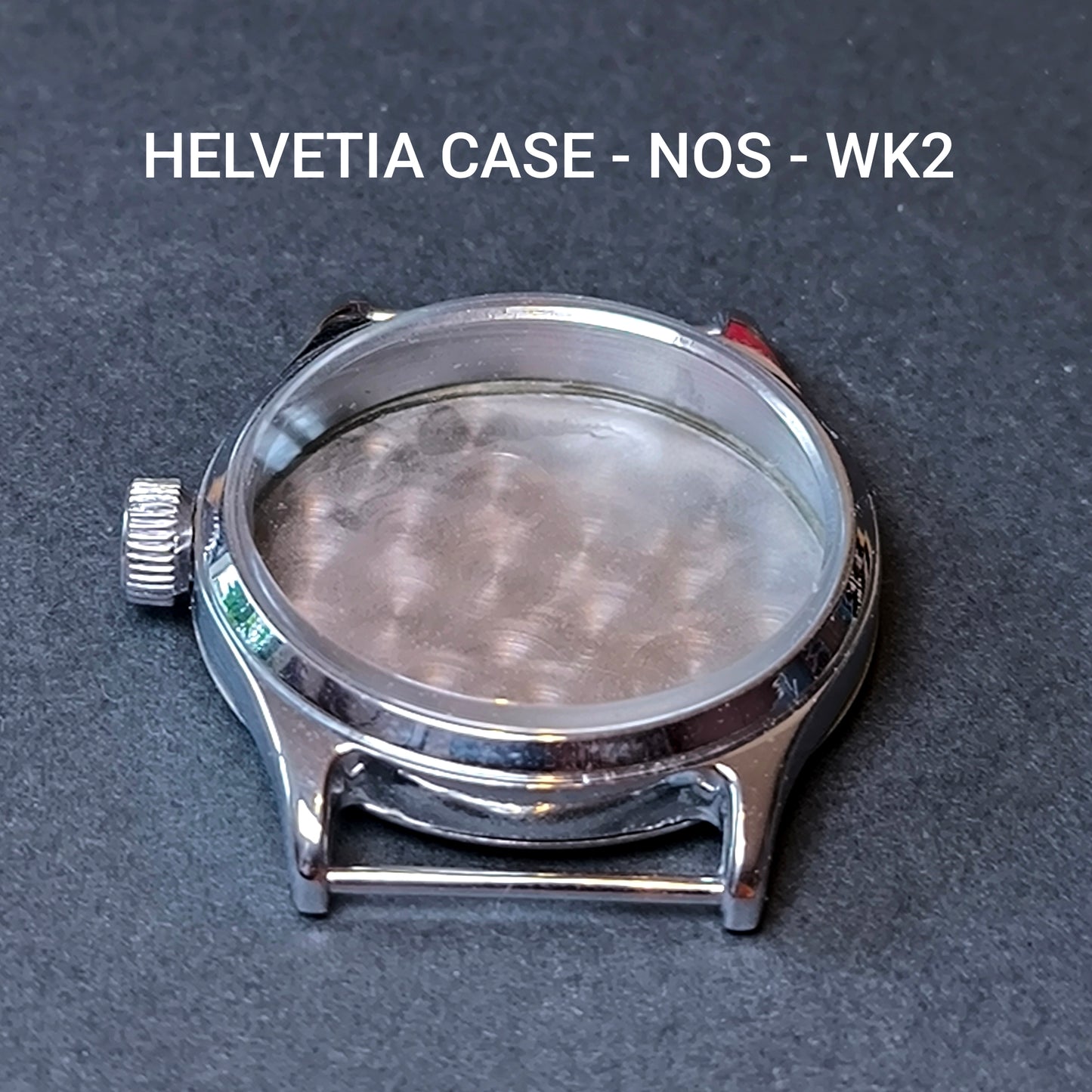 Helvetia - orig.  WK2 - Gehäuse / Case - Vintage NOS - Reg. Nr. DI355546H - Military - Militär
