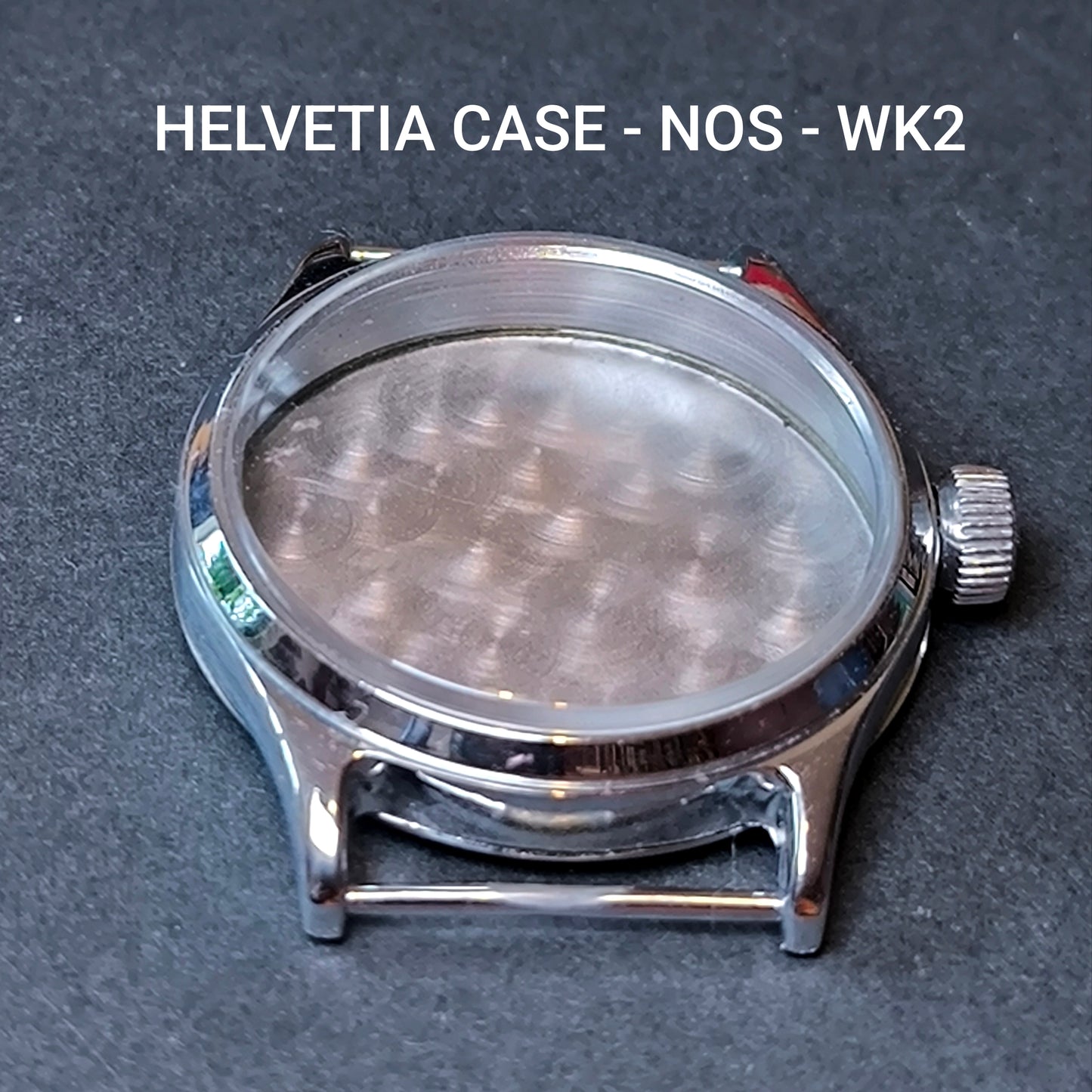 Helvetia - orig.  WK2 - Gehäuse / Case - Vintage NOS - Reg. Nr. DI355546H - Military - Militär