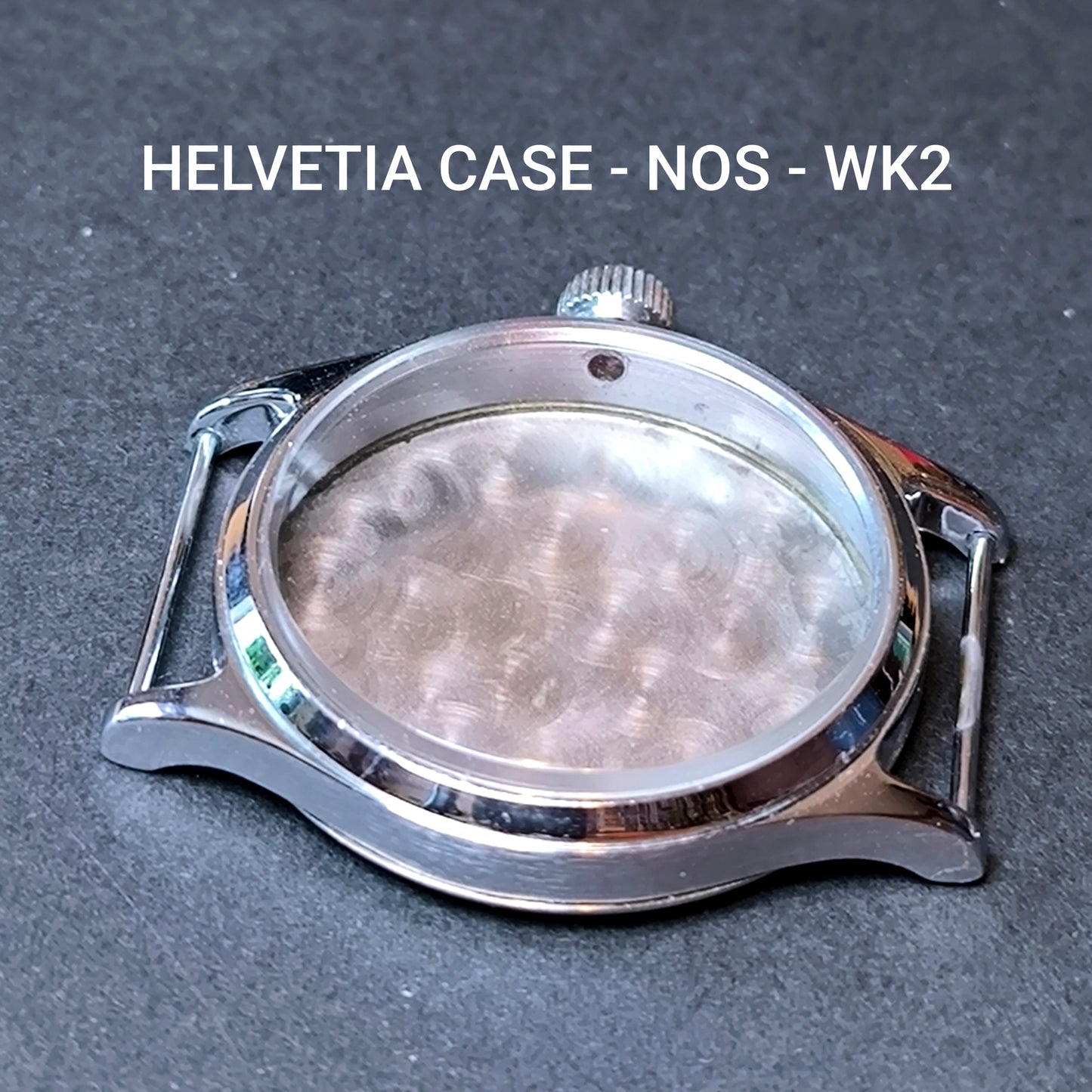 Helvetia - orig.  WK2 - Gehäuse / Case - Vintage NOS - Reg. Nr. DI355546H - Military - Militär