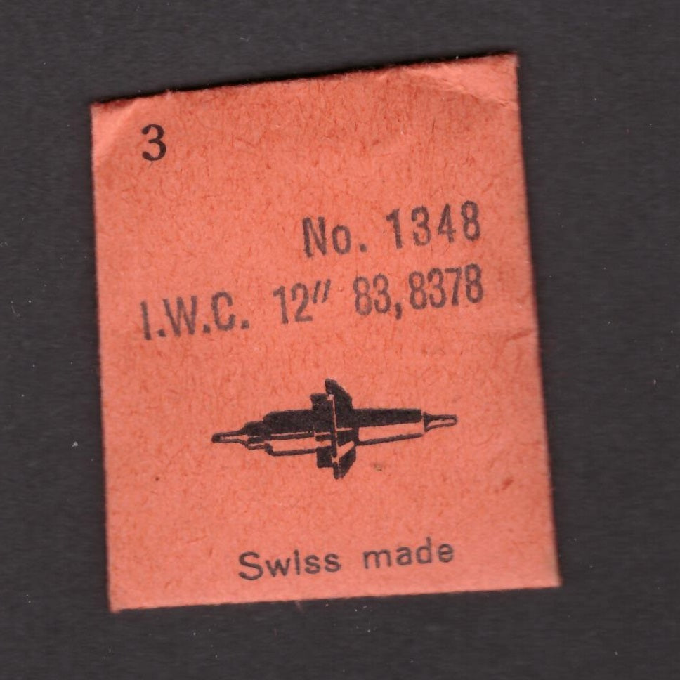 IWC- Cal. 83 = ident. Cal. 8378 - Part. 723 - Unruhwelle / Balance Staff - NOS - Vintage