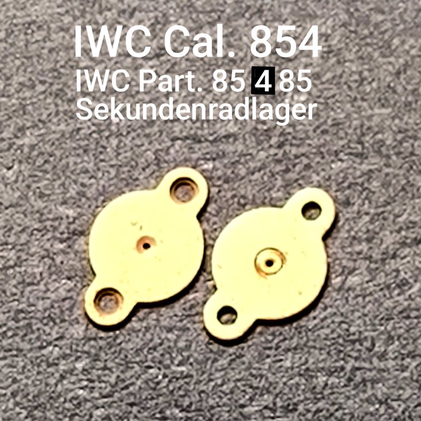 IWC Cal. 854 - Sekundenrad Lager / Center Second Plate - IWC Part. 85485 - NOS - Vintage
