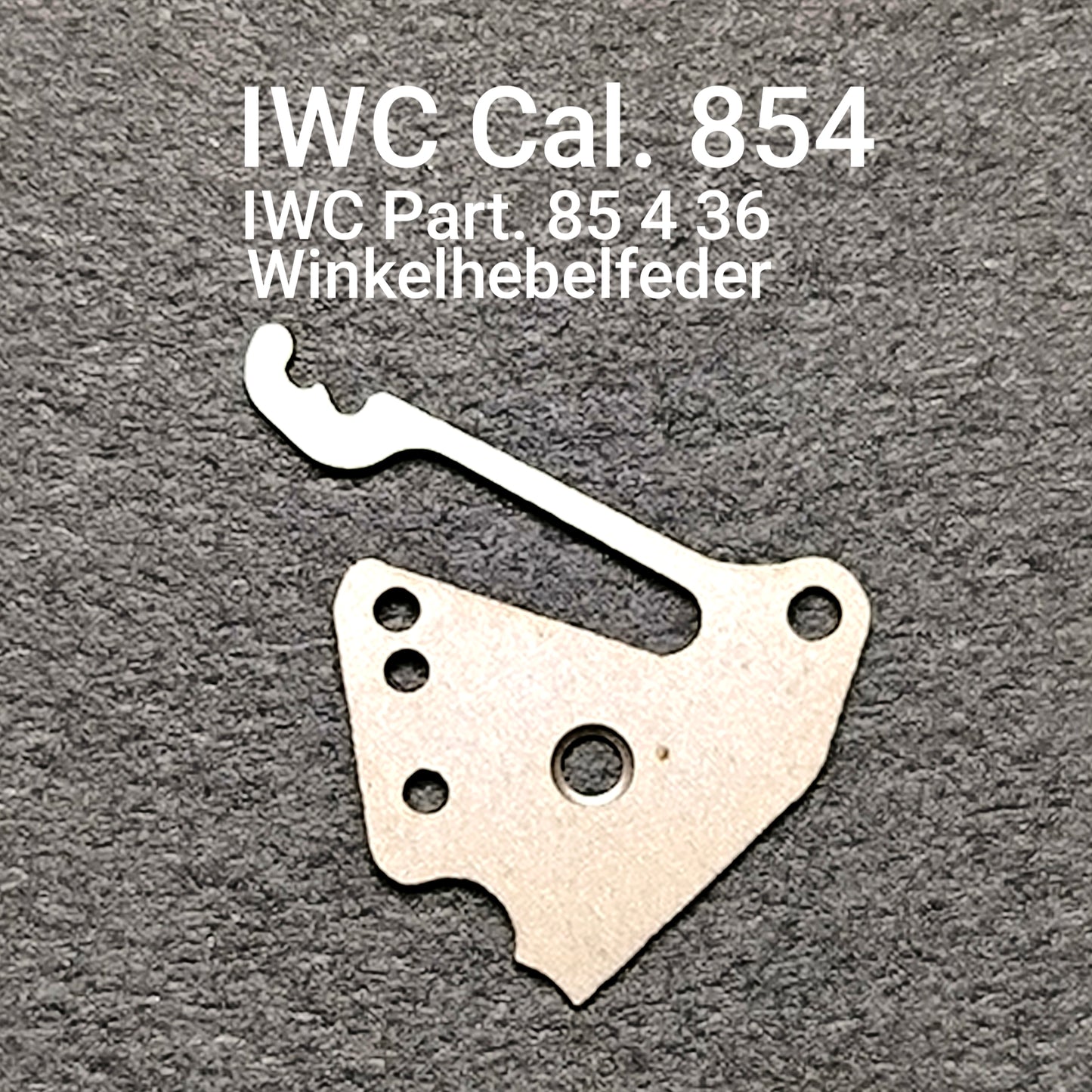 IWC Cal. 854 - Winkelhebelfeder / Setting Lever Spring - IWC Part. 85 4236 - EB Part. 445  - NOS - Vintage