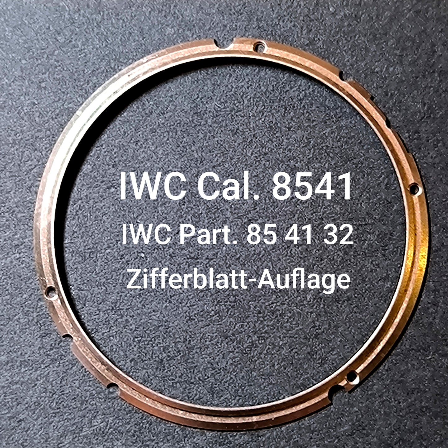 IWC Cal. 8541 - Zifferblatt Auflage / Circle - IWC Part. 854132 - NOS - Vintage