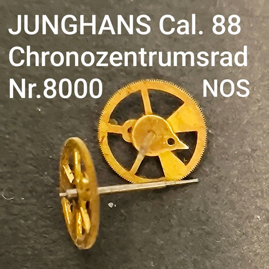 Junghans NOS - Cal.88 - Part. 8000 - Chrono Zentrumsrad / Sekundenzählrad